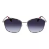 Okulary przeciwsłoneczne LIU JO Damskie Motyl Kocie Oko LJ157S5918040 Havana Brązowy Gradient 59mm