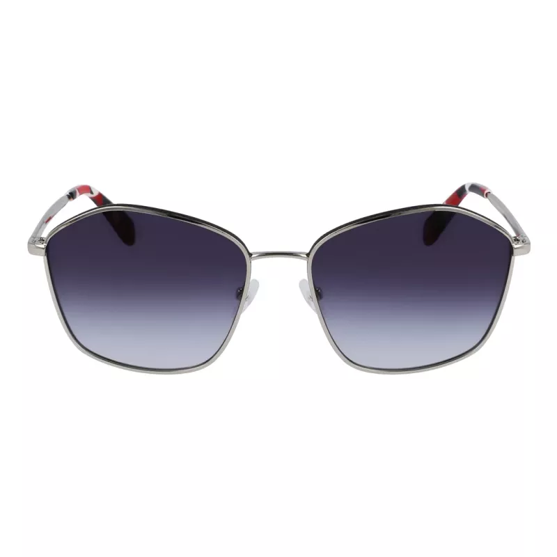Okulary przeciwsłoneczne LIU JO Damskie Motyl Kocie Oko LJ157S5918040 Havana Brązowy Gradient 59mm