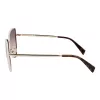 LIU JO Damskie okulary przeciwsłoneczne Butterfly LJ159S5816716 - Oprawka z acetatu w kolorze Havana Brown z brązowymi gradientowymi soczewkami poliwęglanowymi, szerokość soczewki 58 mm, 100% ochrona UV400