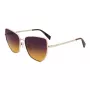 LIU JO Damskie okulary przeciwsłoneczne Butterfly LJ159S5816716 - Oprawka z acetatu w kolorze Havana Brown z brązowymi gradientowymi soczewkami poliwęglanowymi, szerokość soczewki 58 mm, 100% ochrona UV400