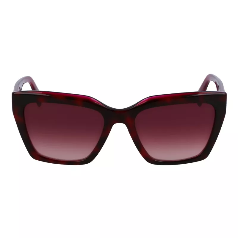 LIU JO Damskie Okulary Przeciwsłoneczne Motylkowe LJ795S5418261 Havana Brązowy Gradient UV400