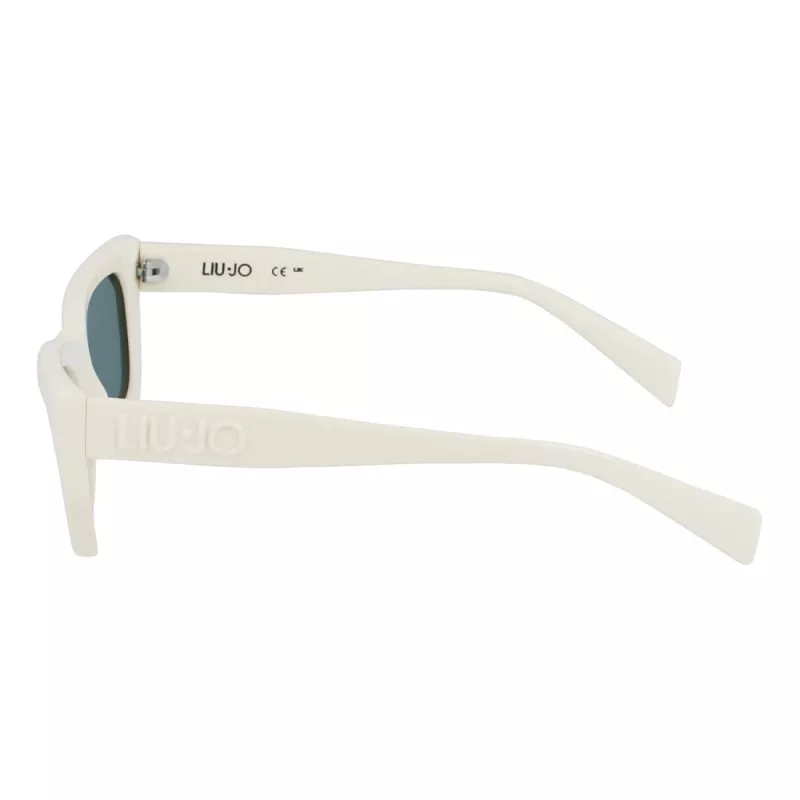 Okulary przeciwsłoneczne LIU JO Cat Eye dla kobiet LJ790S 5221101 Czarny acetat Soczewki gradientowe szare 52mm