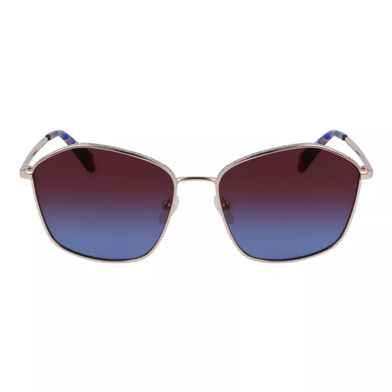 LIU JO Damskie Okulary Przeciwsłoneczne Havana Butterfly LJ157S5918722 59/18/140 mm