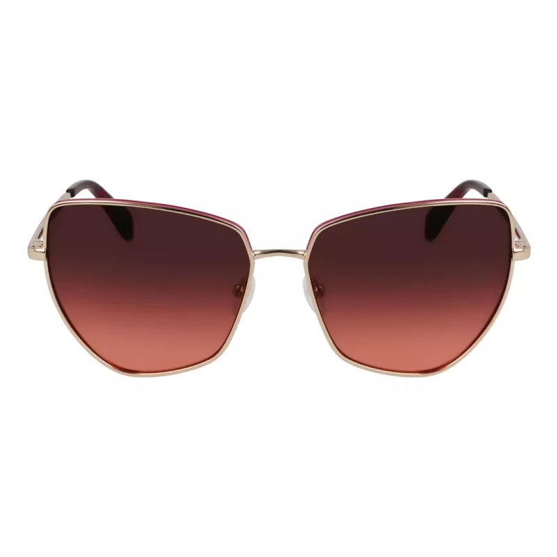 Okulary przeciwsłoneczne LIU JO damskie LJ159S5816770 Butterfly Cat Eye Havana Brązowy Gradient 58mm