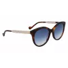 Okulary przeciwsłoneczne LIU JO damskie LJ765S-242 Butterfly/Cat-Eye Havana 54mm