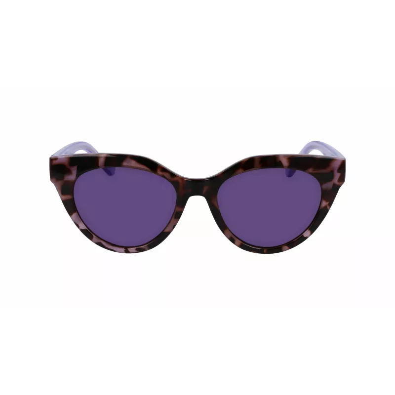 Okulary przeciwsłoneczne LIU JO damskie LJ782S-516 Cat Eye - Pink Havana, Brown Gradient, 53mm