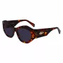 Okulary przeciwsłoneczne LIU JO LJ786S-244 damskie, kwadratowe, oprawka havana, soczewki brązowe gradientowe, 54mm