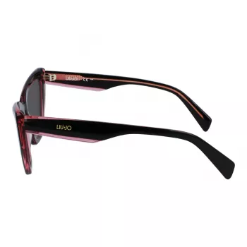 Okulary przeciwsłoneczne LIU JO LJ794S dla kobiet - czarna oprawka, szare soczewki 54mm