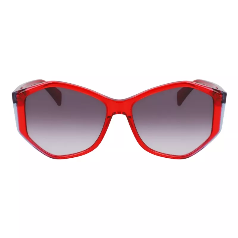Okulary przeciwsłoneczne LIU JO damskie LJ797S5715623 Butterfly Cat-Eye Havana Brązowy Gradient 57mm