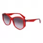 Okulary przeciwsłoneczne LIU JO damskie LJ797S5715623 Butterfly Cat-Eye Havana Brązowy Gradient 57mm