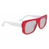 Okulary przeciwsłoneczne LIU JO damskie LJ731S-525 Havana Acetate Butterfly Frame Brązowe soczewki gradientowe 55mm