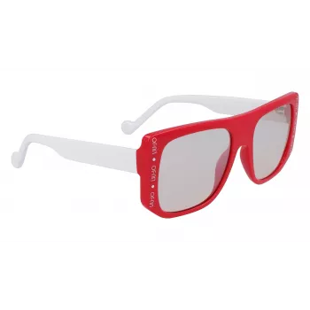 Okulary przeciwsłoneczne LIU JO damskie LJ731S-525 Havana Acetate Butterfly Frame Brązowe soczewki gradientowe 55mm
