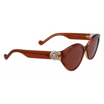 Okulary przeciwsłoneczne LIU JO damskie LJ767SR-216 Havana Propionate Brown Gradient 56mm