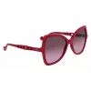 Okulary przeciwsłoneczne LIU JO damskie LJ774S-603 Havana Acetate Butterfly Brown Gradient UV400 57mm
