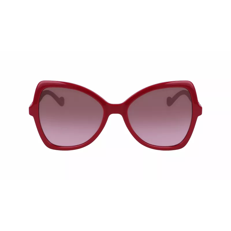 Okulary przeciwsłoneczne LIU JO damskie LJ774S-603 Havana Acetate Butterfly Brown Gradient UV400 57mm