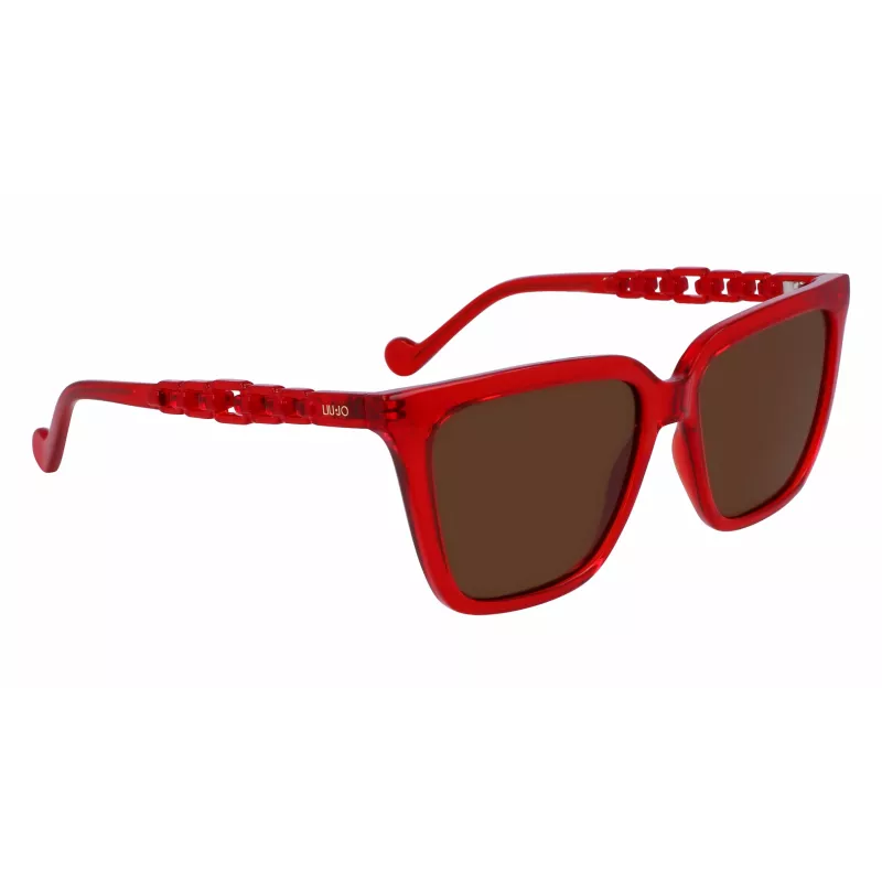 Okulary przeciwsłoneczne LIU JO dla kobiet LJ780S-600 Butterfly Acetate Brown Havana