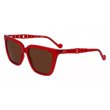 Okulary przeciwsłoneczne LIU JO dla kobiet LJ780S-600 Butterfly Acetate Brown Havana