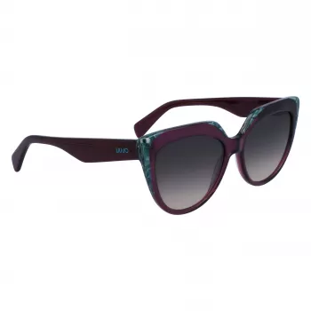 Okulary przeciwsłoneczne LIU JO damskie LJ783S-513 Havana Brown Butterfly Acetate 55mm