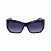 Okulary przeciwsłoneczne LIU JO damskie LJ785S-424 Niebieski Motyl Kocie Oko 61mm