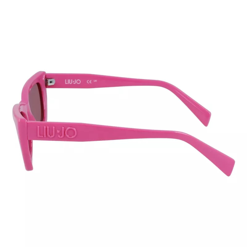 Okulary przeciwsłoneczne LIU JO dla kobiet LJ790S5221610 - czarna oprawka, szare szkła, 52 mm
