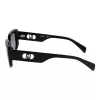 Okulary przeciwsłoneczne LIU JO damskie LJ801S5515001 Czarny/Szary Motylkowate Oversize