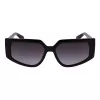 Okulary przeciwsłoneczne LIU JO damskie LJ801S5515001 Czarny/Szary Motylkowate Oversize