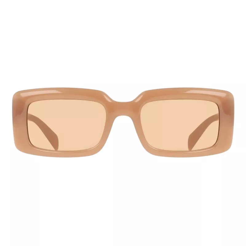 Okulary przeciwsłoneczne LIU JO damskie LJ806S5221216 - Prostokątna oprawka acetatowa z ochroną UV400