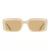 Okulary przeciwsłoneczne LIU JO damskie LJ806S5221272 - geometryczna oprawka acetatowa, ochrona UV400, 52 mm