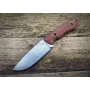 Nóż z pełnym tangiem LKW Mauler VG10 Damascus Micarta