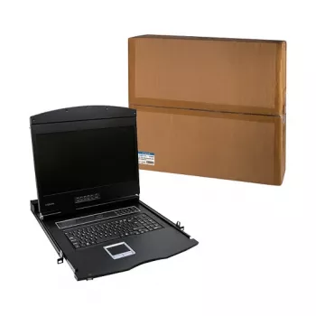 LOGILINK 19 calowy LCD KVM Console z VGA, układ klawiatury US (LC902US)