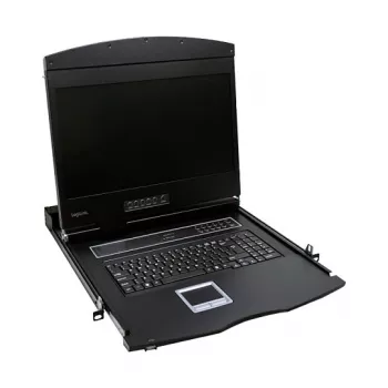 LOGILINK 19 calowy LCD KVM Console z VGA, układ klawiatury US (LC902US)