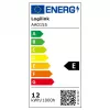 LOGILINK AA0155 LED Ring Fill Light z uchwytem w kształcie serca i statywem, 20,5 cm, 10 poziomów jasności, 3000K-6000K, USB-A