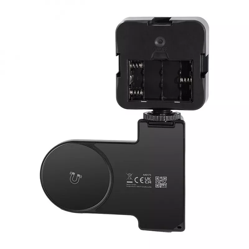 Logilink AA0173 Magnetyczny uchwyt do telefonu z diodą LED, czarny, ładowany, kompatybilny z MagSafe, 3 tryby światła