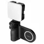 Logilink AA0173 Magnetyczny uchwyt do telefonu z diodą LED, czarny, ładowany, kompatybilny z MagSafe, 3 tryby światła