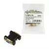 LogiLink AD0001 DVI-I na VGA Adapter, DVI-I Męski na HD15 Żeński, 1080p, Czarny