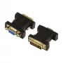LogiLink AD0001 DVI-I na VGA Adapter, DVI-I Męski na HD15 Żeński, 1080p, Czarny