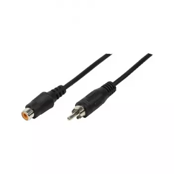 LogiLink przedłużacz audio RCA męski na RCA żeński, 10 m, czarny