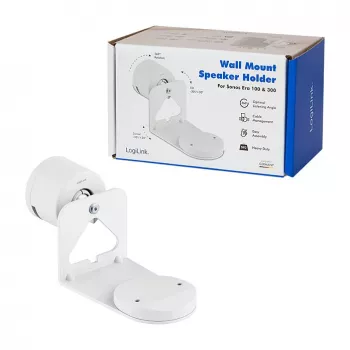 LogiLink BP0207W Uchwyt ścienny do głośników Sonos Era 100 i Era 300, biały, maks. 5 kg