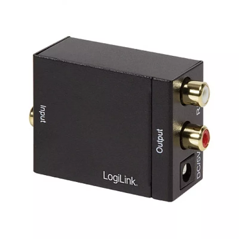 LogiLink CA0100 konwerter audio cyfrowo-analogowy (SPDIF/koncentryczny na RCA stereo)