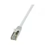 LogiLink Kabel krosowy Cat.5e F/UTP, 3 m, szary, RJ45, Snagless, 1 Gbps