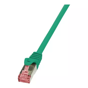 LogiLink Cat.6 S/FTP Patch Cable, Zielony, 0,5 m, PrimeLine