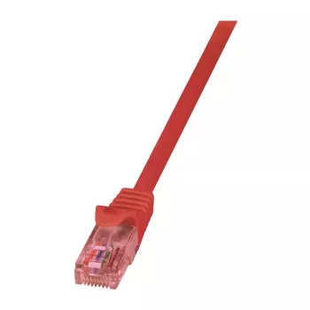 LogiLink Cat.6 U/UTP kabel krosowy, goła miedź, czerwony, 0,5 m, PrimeLine