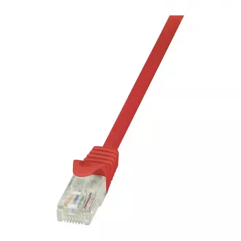 LogiLink Kabel krosowy Cat.6 U/UTP, RJ45, czerwony, 7,5 m, EconLine