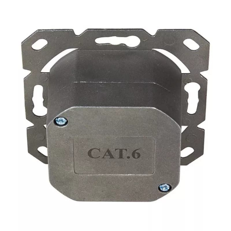 Logilink Cat.6 Wall Outlet 2xRJ45 STP, Horizontal, Signal White