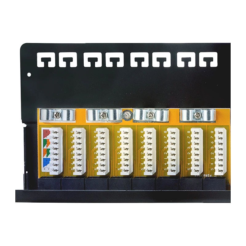LogiLink Panel krosowy Cat.6A 24-portowy UTP, 1U, IDC 90°