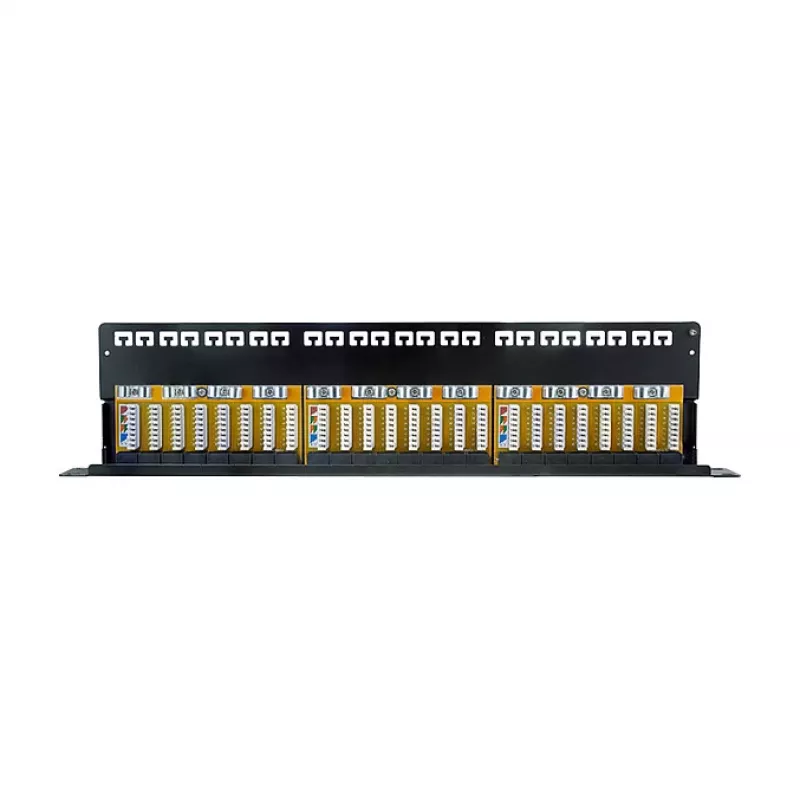 LogiLink Panel krosowy Cat.6A 24-portowy UTP, 1U, IDC 90°