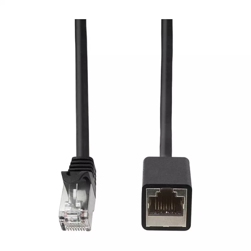 LogiLink Cat.6A Premium Przedłużacz kabla krosowego, S/FTP, czarny, 3 m