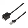 LogiLink Cat.6A Premium Przedłużacz kabla krosowego, S/FTP, czarny, 3 m