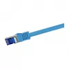 LOGILINK kabel krosowy Cat.6A S/FTP Ultraflex, certyfikat GHMT, niebieski, 5,0m