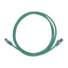 LogiLink Cat.6A S/FTP Ultraflex kabel krosowy, 0,25 m, zielony, certyfikat GHMT